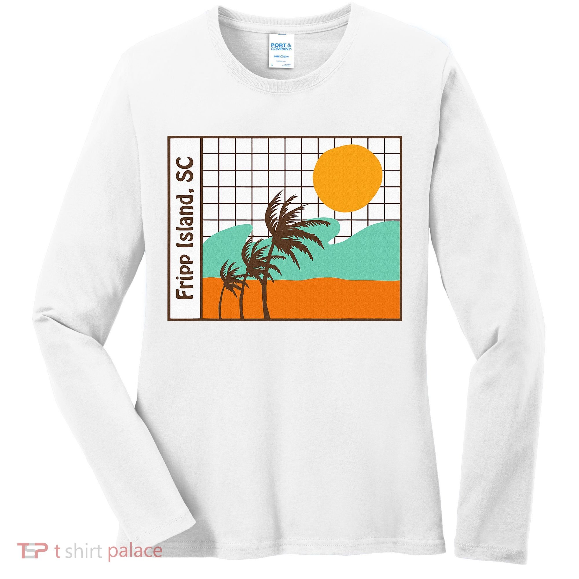 Fripp Island South Carolina Beach Women's Long Sleeve Shirt