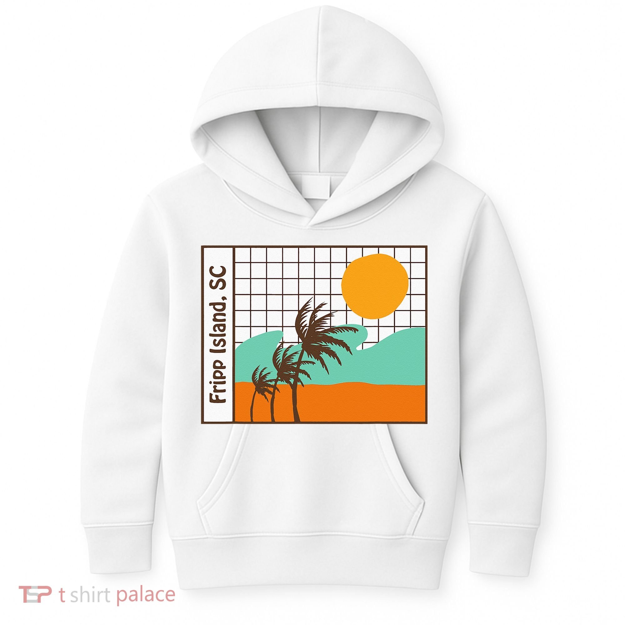 Fripp Island South Carolina Beach Kids Hoodie