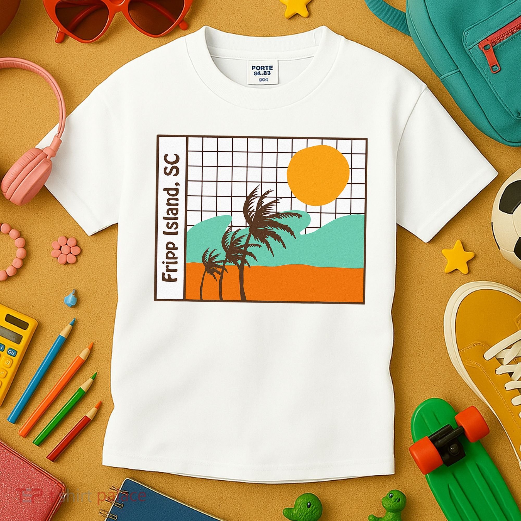 Fripp Island South Carolina Beach Kids T-Shirt