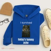 Funny I Survived TodayS Tummy Ache Hoodie thumb 4