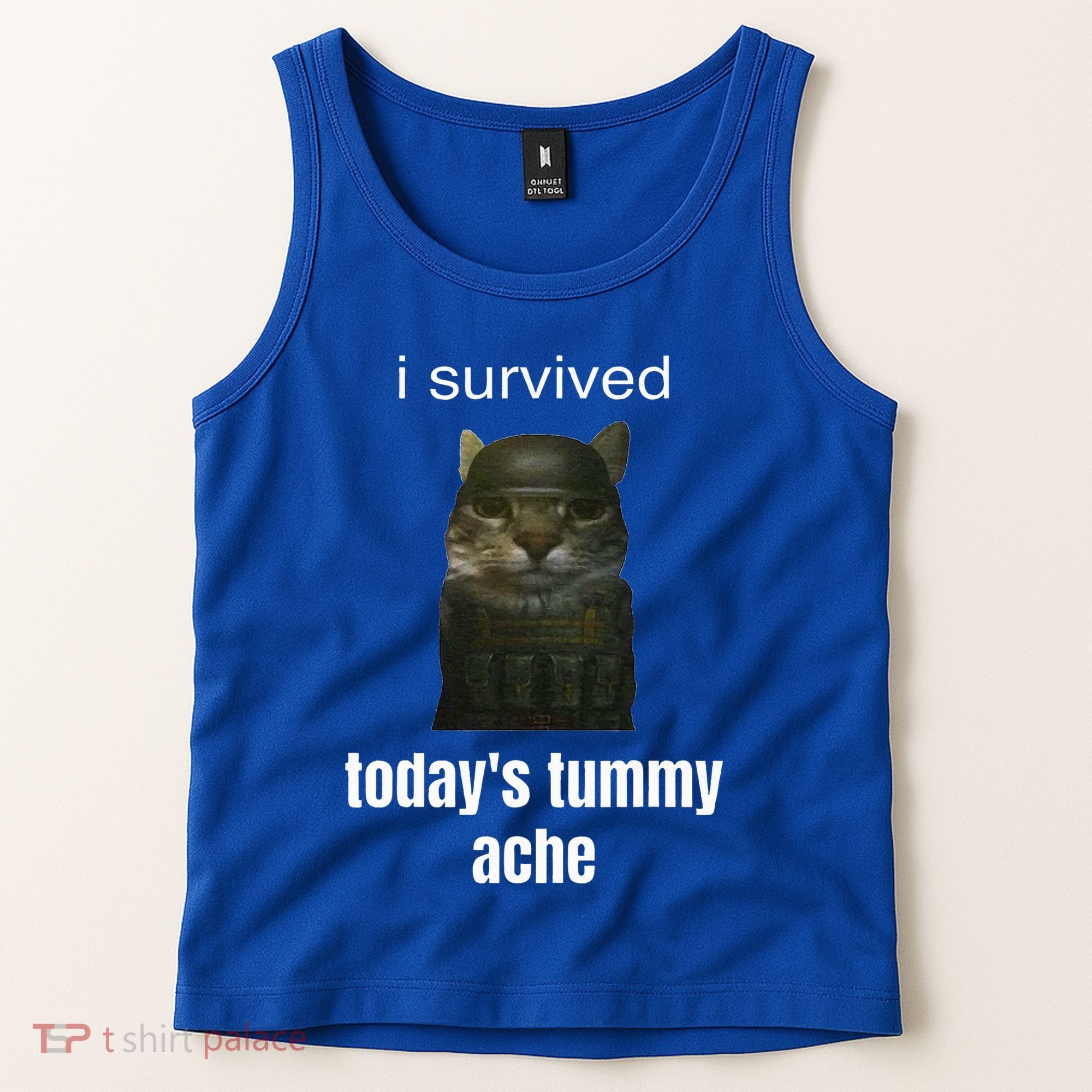 Funny I Survived TodayS Tummy Ache Tank Top