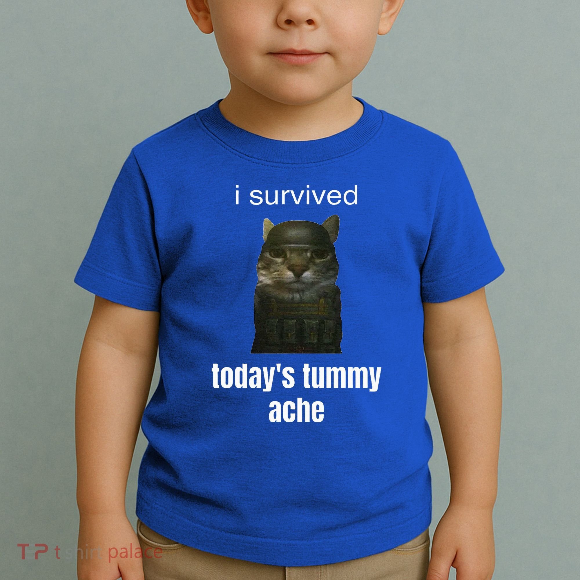 Funny I Survived TodayS Tummy Ache Toddler T-Shirt