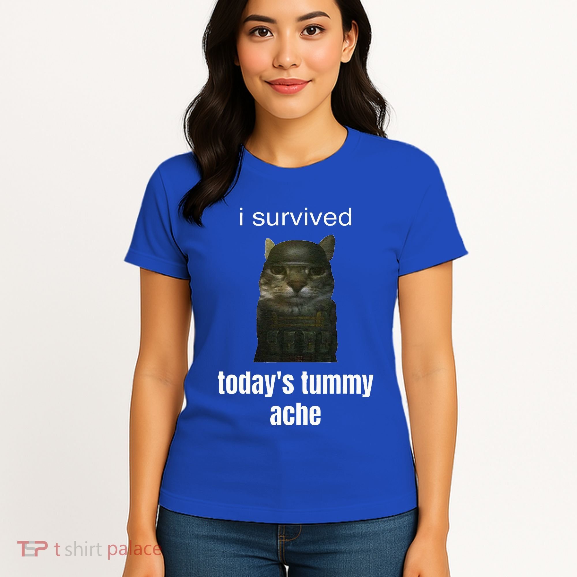 Funny I Survived TodayS Tummy Ache Women's T-Shirt