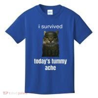 Funny I Survived TodayS Tummy Ache Kids T-Shirt thumb 0