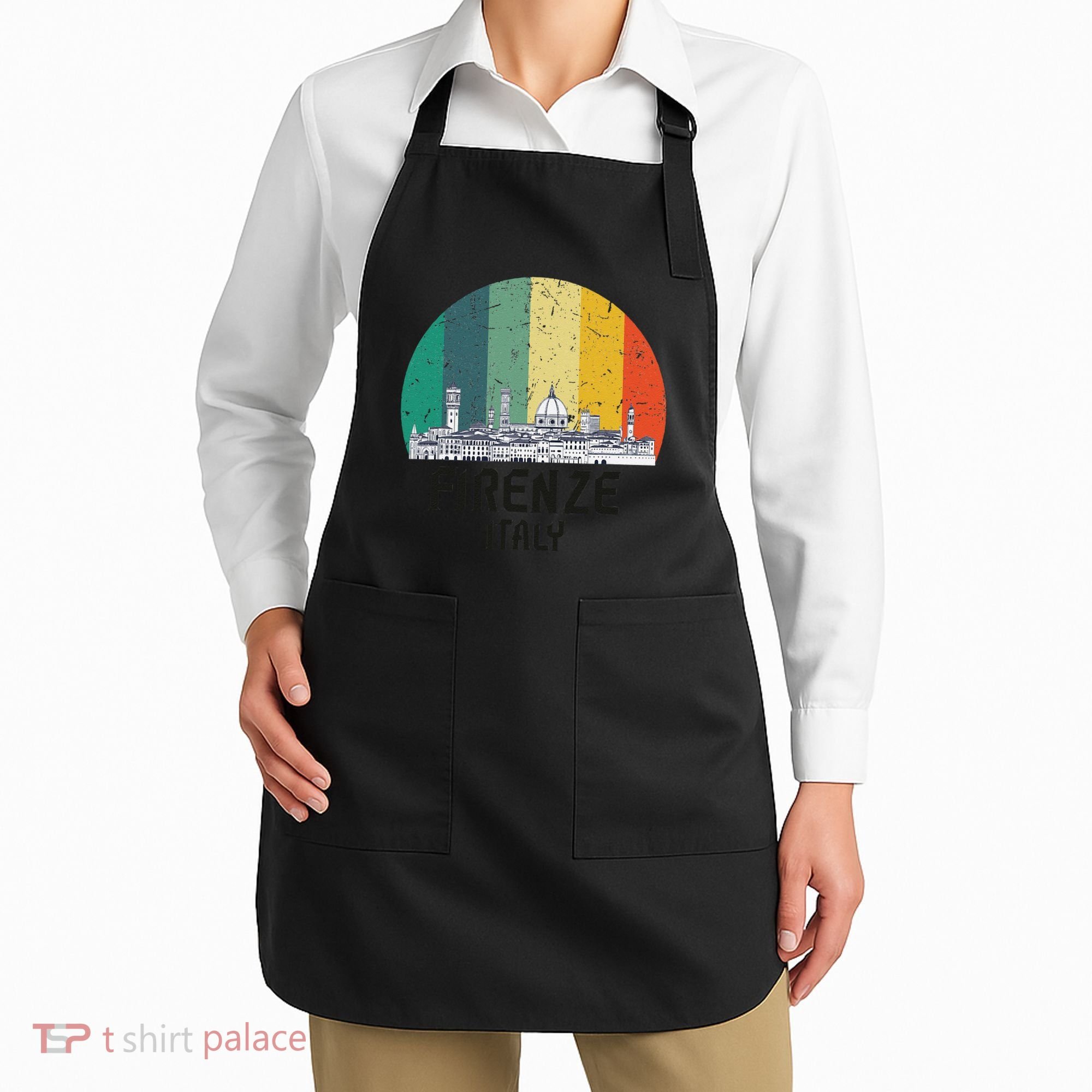 Firenze Italy Souvenirs Skyline Souvenir From Florence Italy Apron