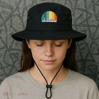 Firenze Italy Souvenirs Skyline Souvenir From Florence Italy Bucket Hat thumb 3
