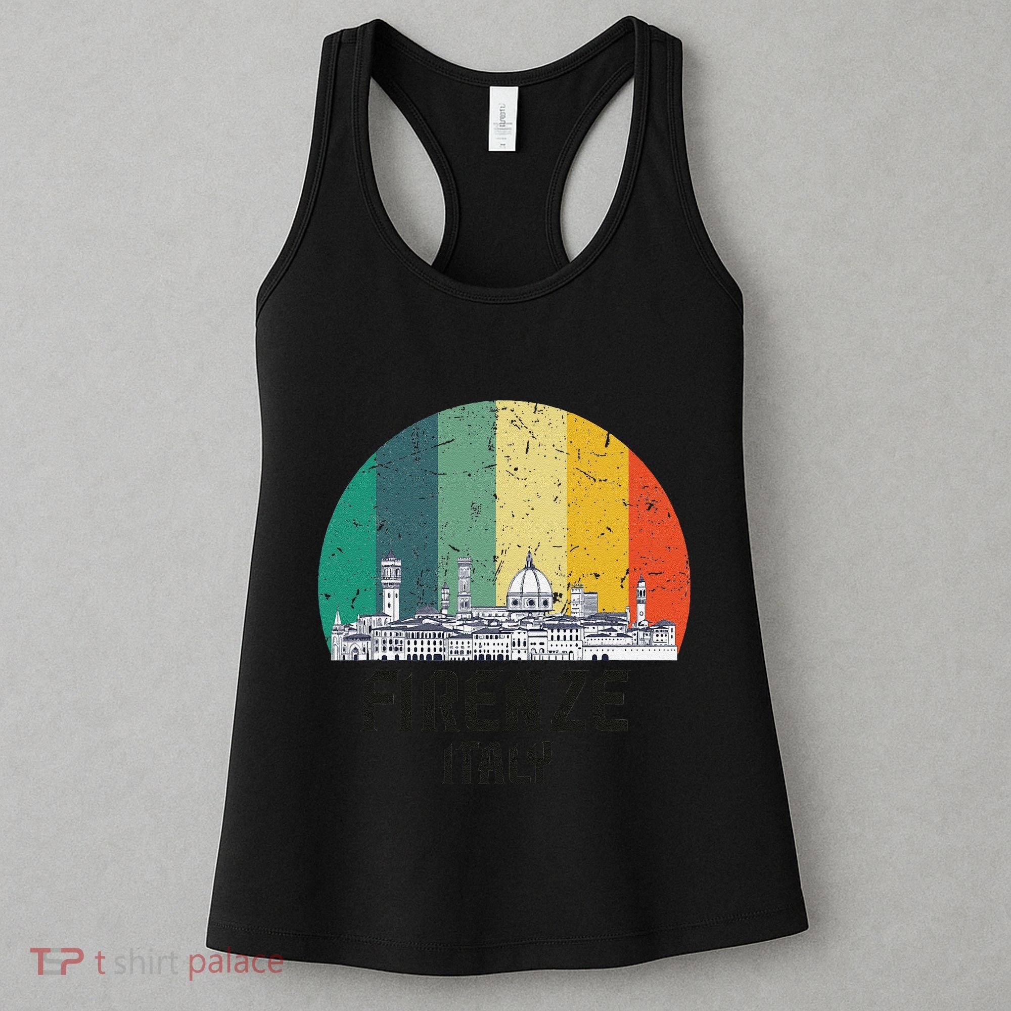 Firenze Italy Souvenirs Skyline Souvenir From Florence Italy Women's Tank Top