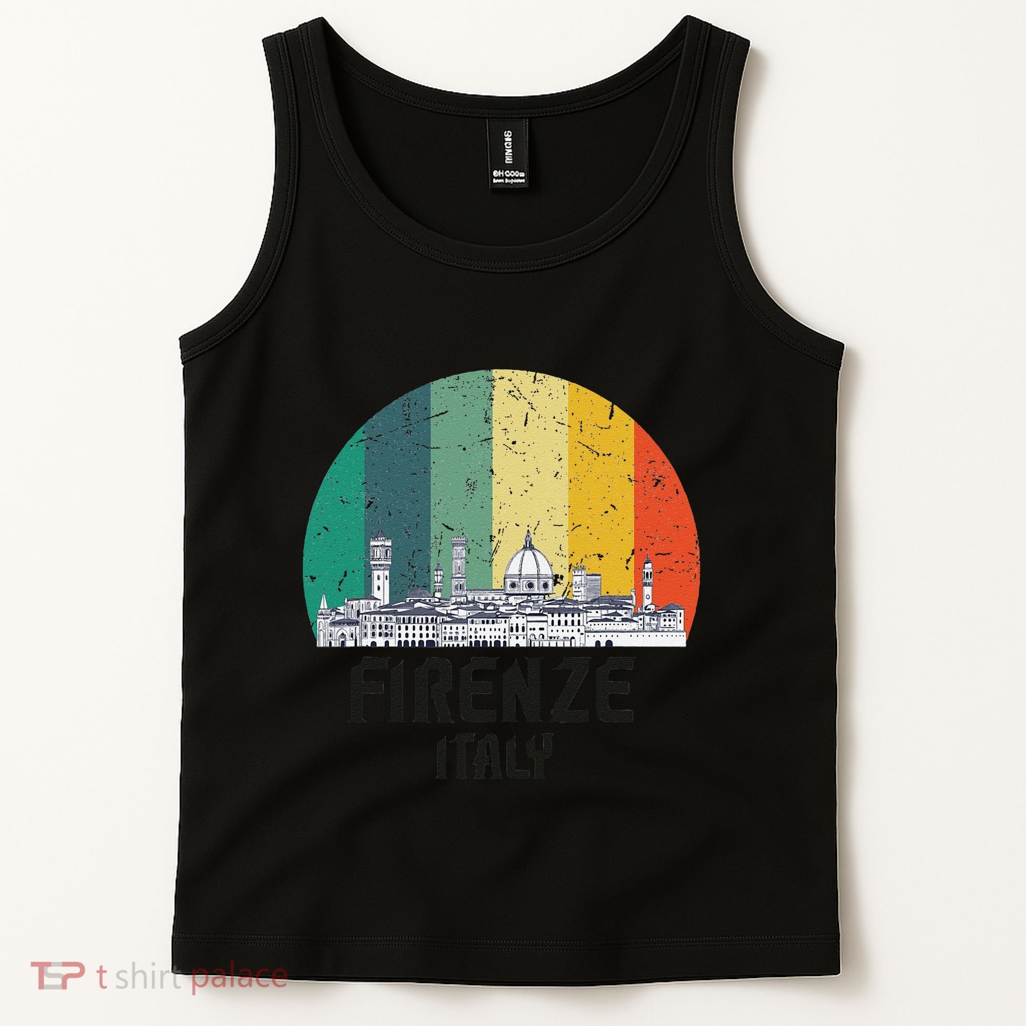 Firenze Italy Souvenirs Skyline Souvenir From Florence Italy Tank Top
