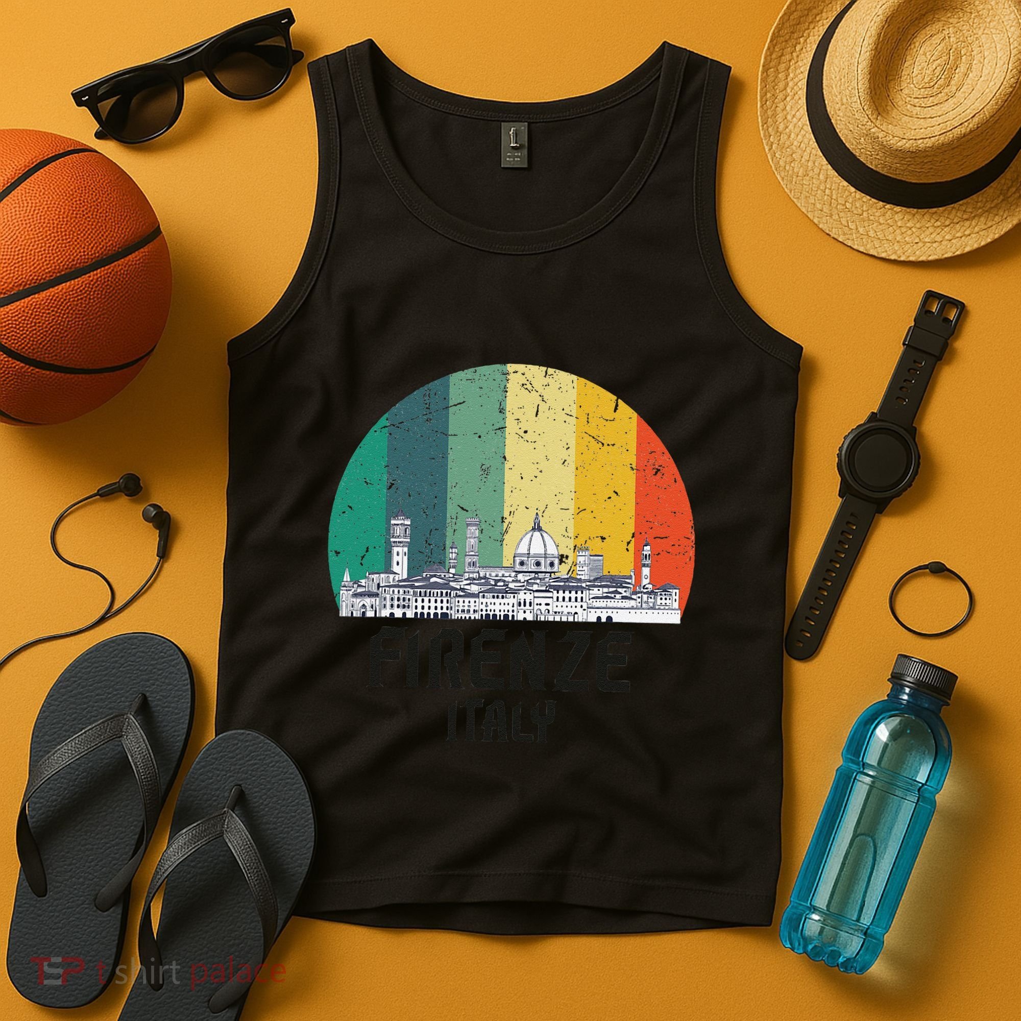 Firenze Italy Souvenirs Skyline Souvenir From Florence Italy Tank Top