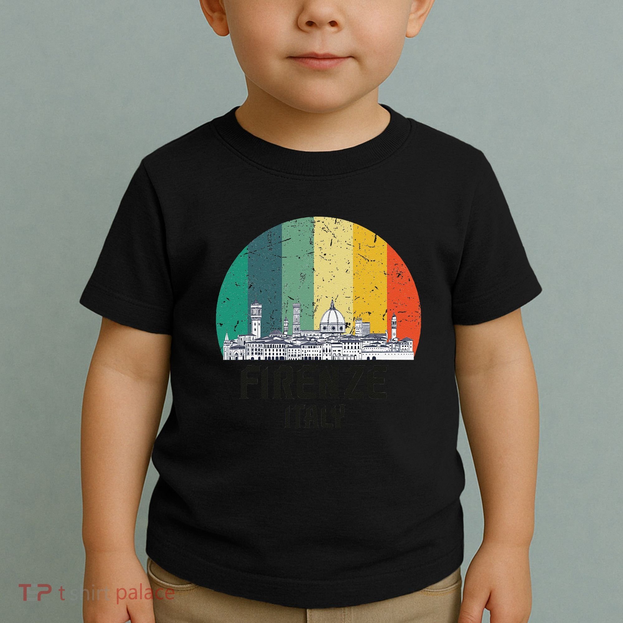 Firenze Italy Souvenirs Skyline Souvenir From Florence Italy Toddler T-Shirt