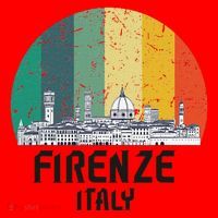 Firenze Italy Souvenirs Skyline Souvenir From Florence Italy Santa Hat thumb 1