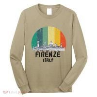 Firenze Italy Souvenirs Skyline Souvenir From Florence Italy Long Sleeve Shirt thumb 0