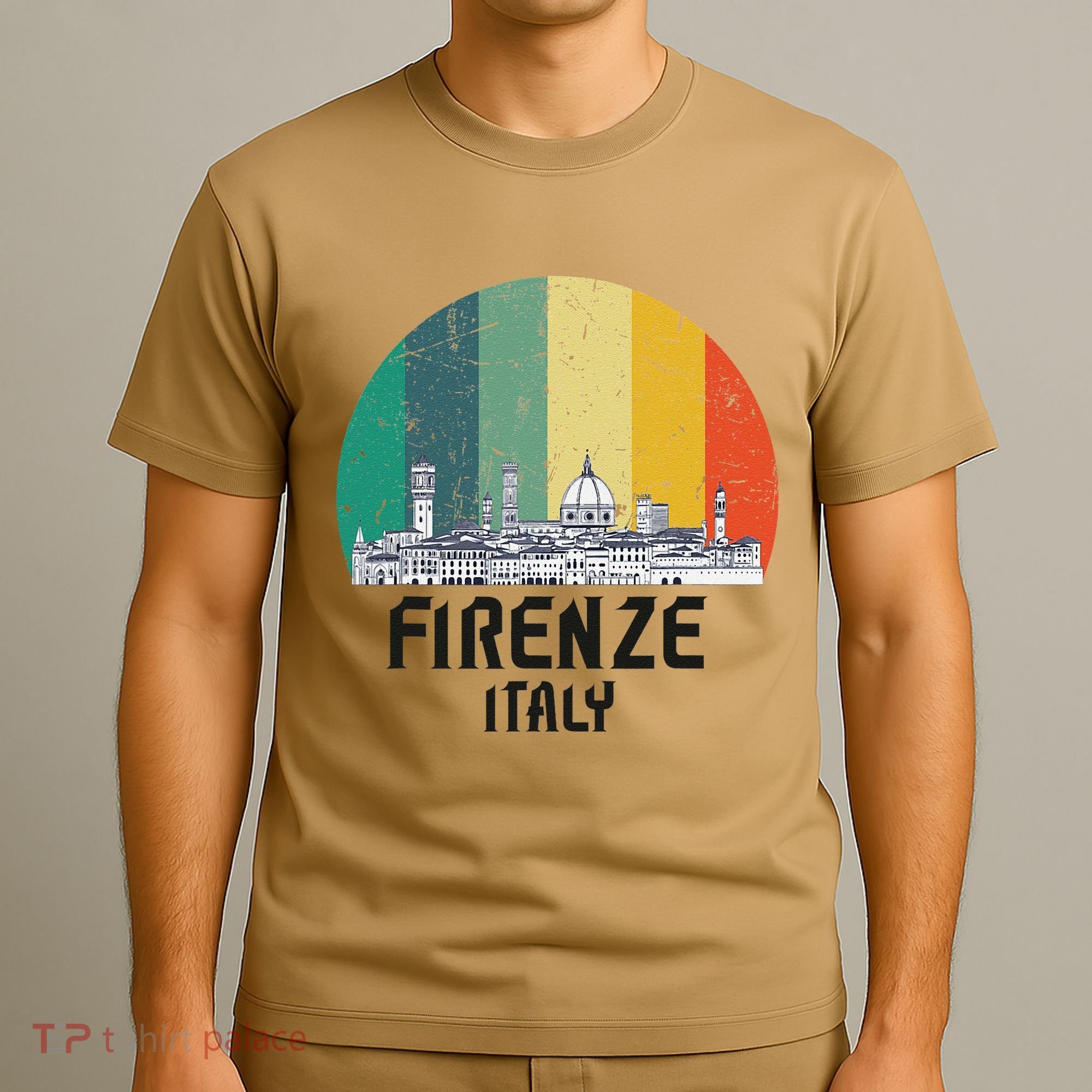 Firenze Italy Souvenirs Skyline Souvenir From Florence Italy T-Shirt