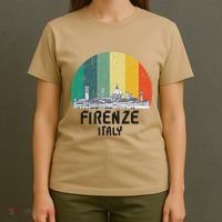 Firenze Italy Souvenirs Skyline Souvenir From Florence Italy T-Shirt thumb 4