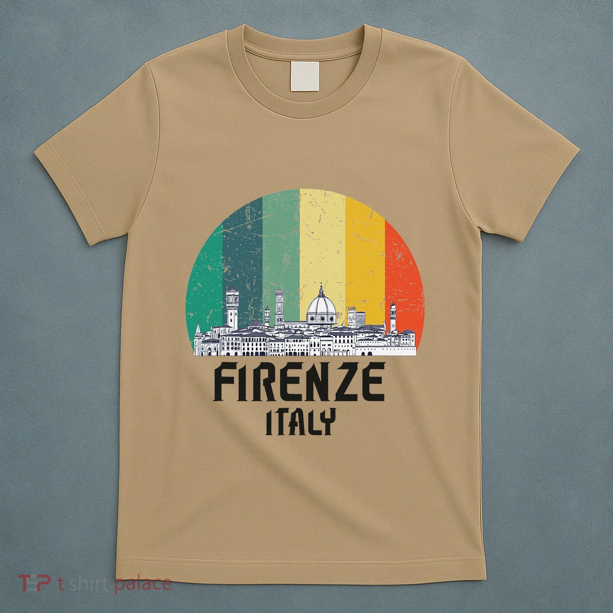 Firenze Italy Souvenirs Skyline Souvenir From Florence Italy T-Shirt