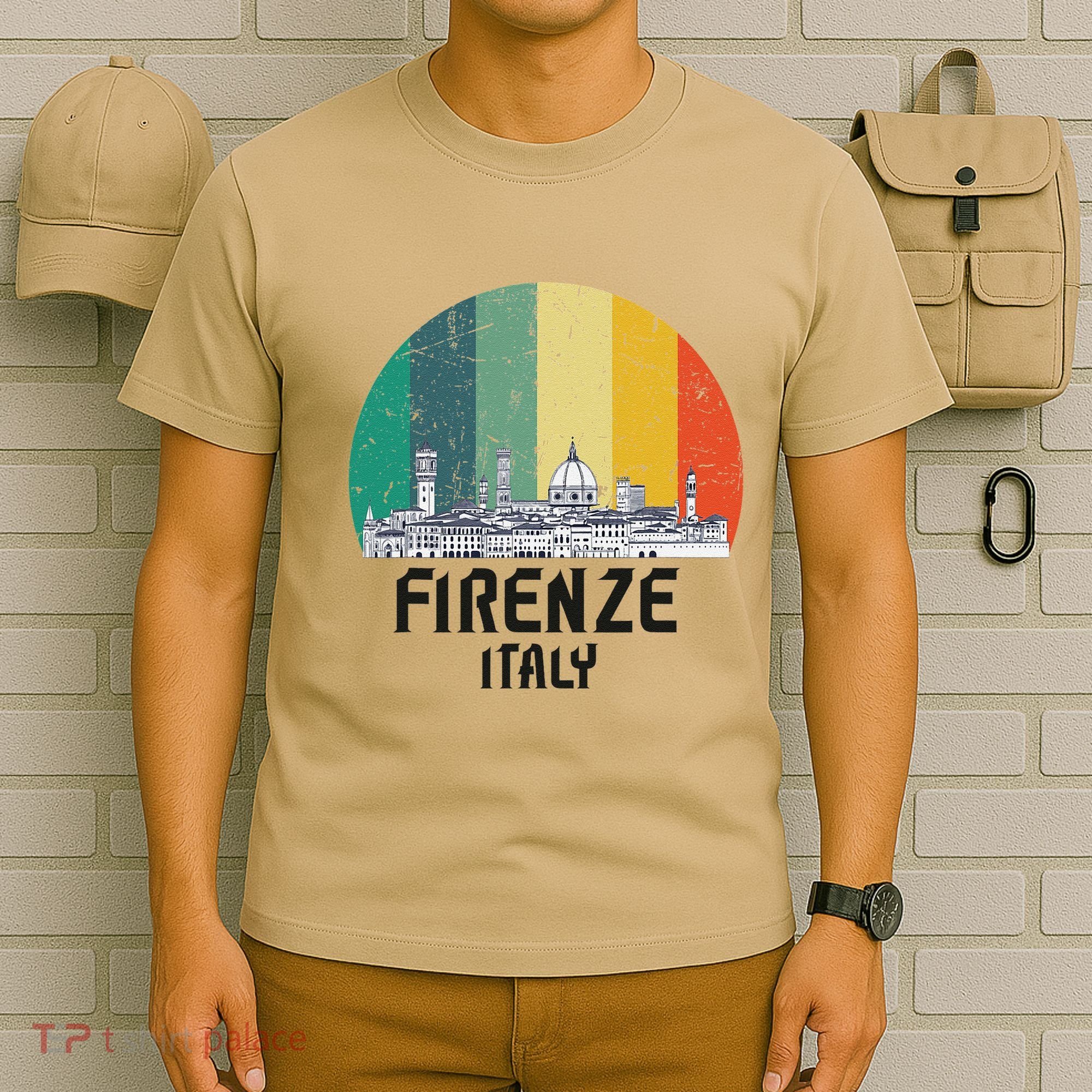 Firenze Italy Souvenirs Skyline Souvenir From Florence Italy T-Shirt