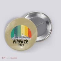 Firenze Italy Souvenirs Skyline Souvenir From Florence Italy Button thumb 0