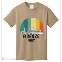 Firenze Italy Souvenirs Skyline Souvenir From Florence Italy Kids T-Shirt thumb 0