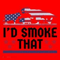 Funny ID Smoke That Bbq Barbeque Patriot Dinosaur Santa Hat thumb 1