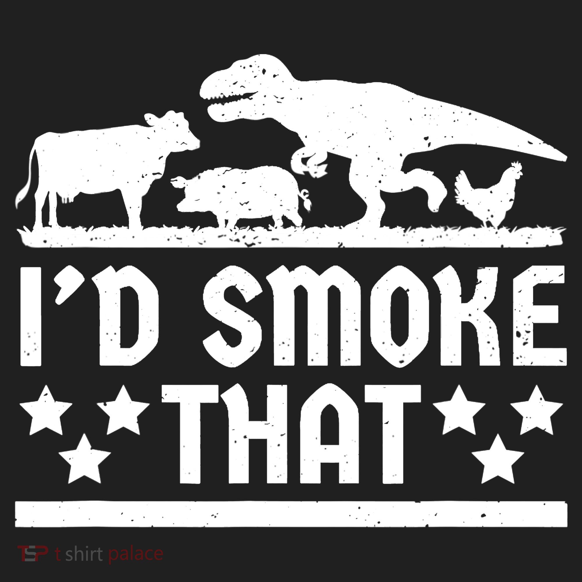 Funny Id Smoke That Bbq Barbeque Dinosaur Beanie