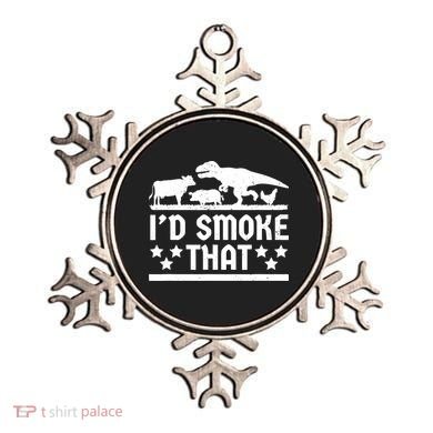 Funny Id Smoke That Bbq Barbeque Dinosaur Ornament