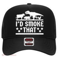 Funny Id Smoke That Bbq Barbeque Dinosaur Hat thumb 0
