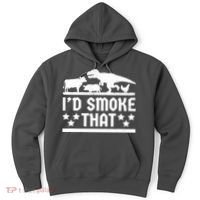 Funny Id Smoke That Bbq Barbeque Dinosaur Hoodie thumb 0