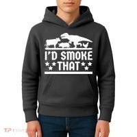 Funny Id Smoke That Bbq Barbeque Dinosaur Kids Hoodie thumb 4