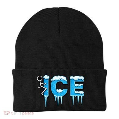 F ICE Stick Figure Beanie