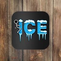 F ICE Stick Figure Coaster thumb 0