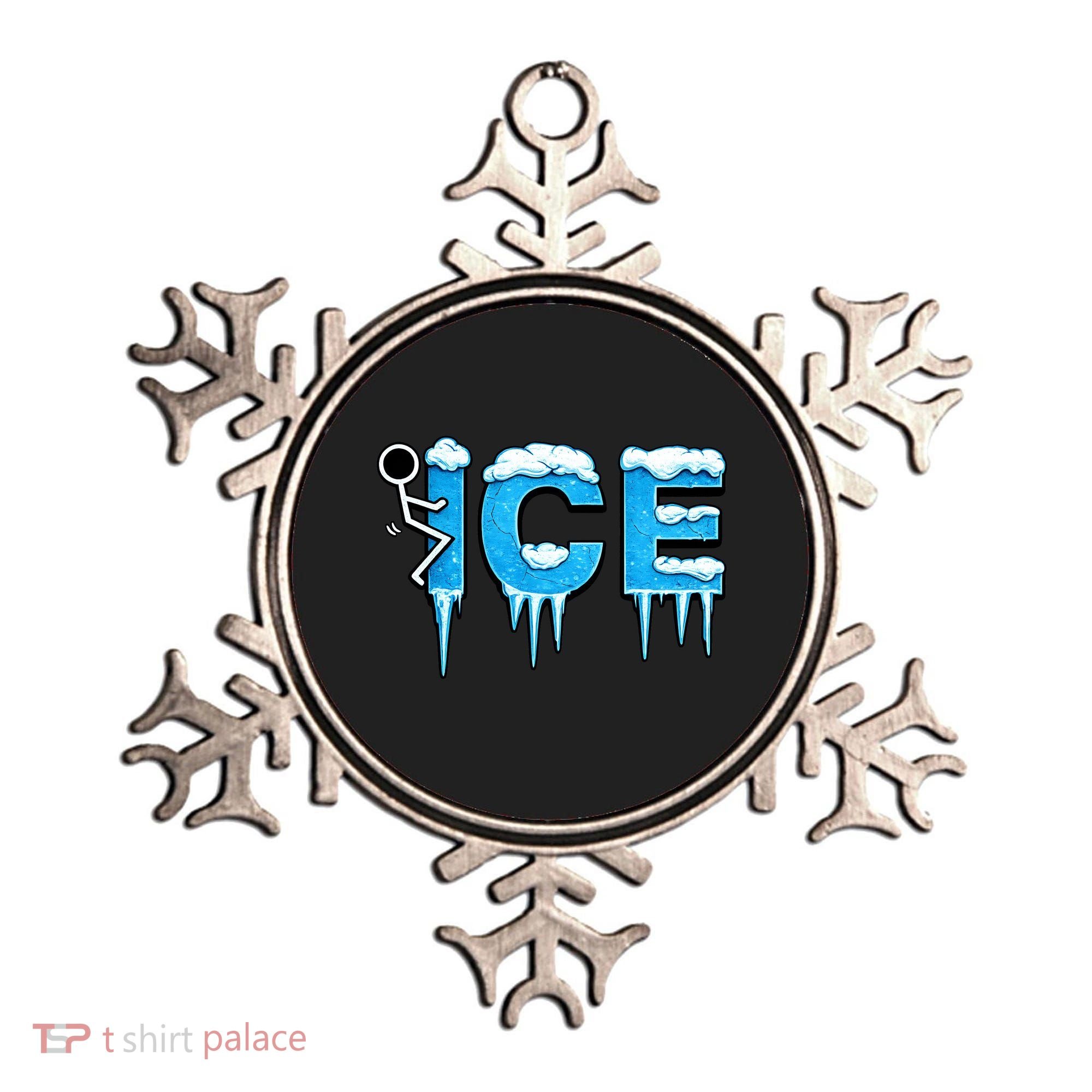 F ICE Stick Figure Ornament
