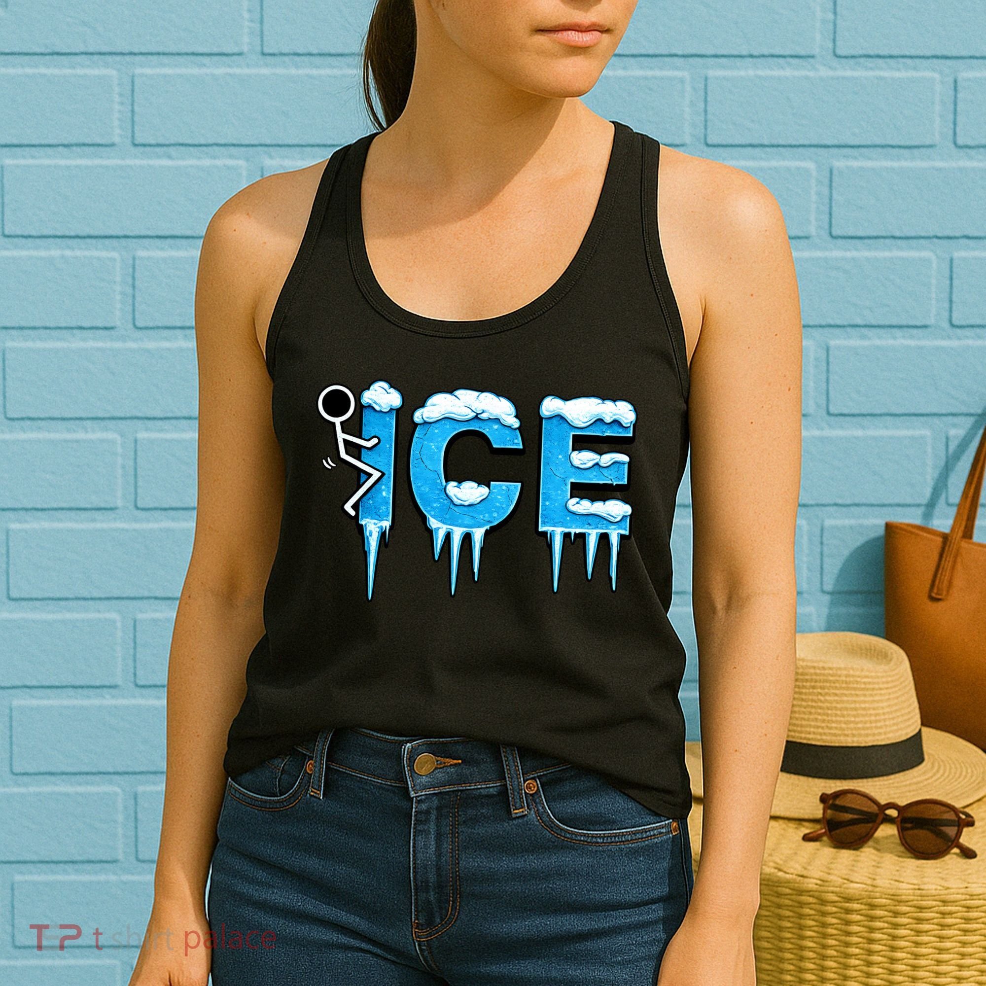 F ICE Stick Figure Women's Tank Top