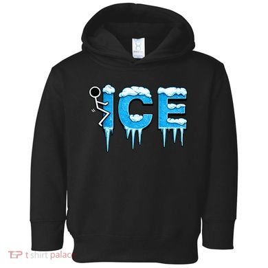 F ICE Stick Figure Toddler Hoodie