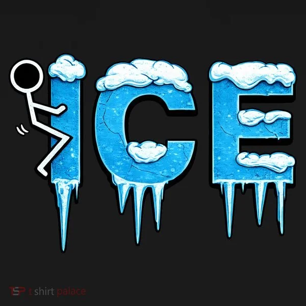 F ICE Stick Figure Toddler Hoodie