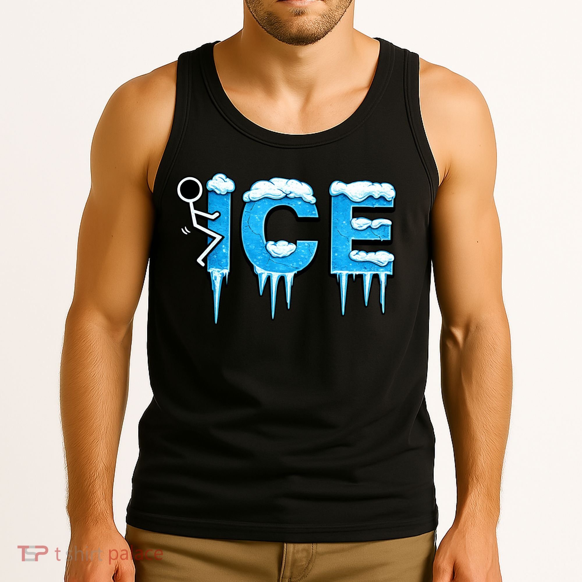 F ICE Stick Figure Tank Top