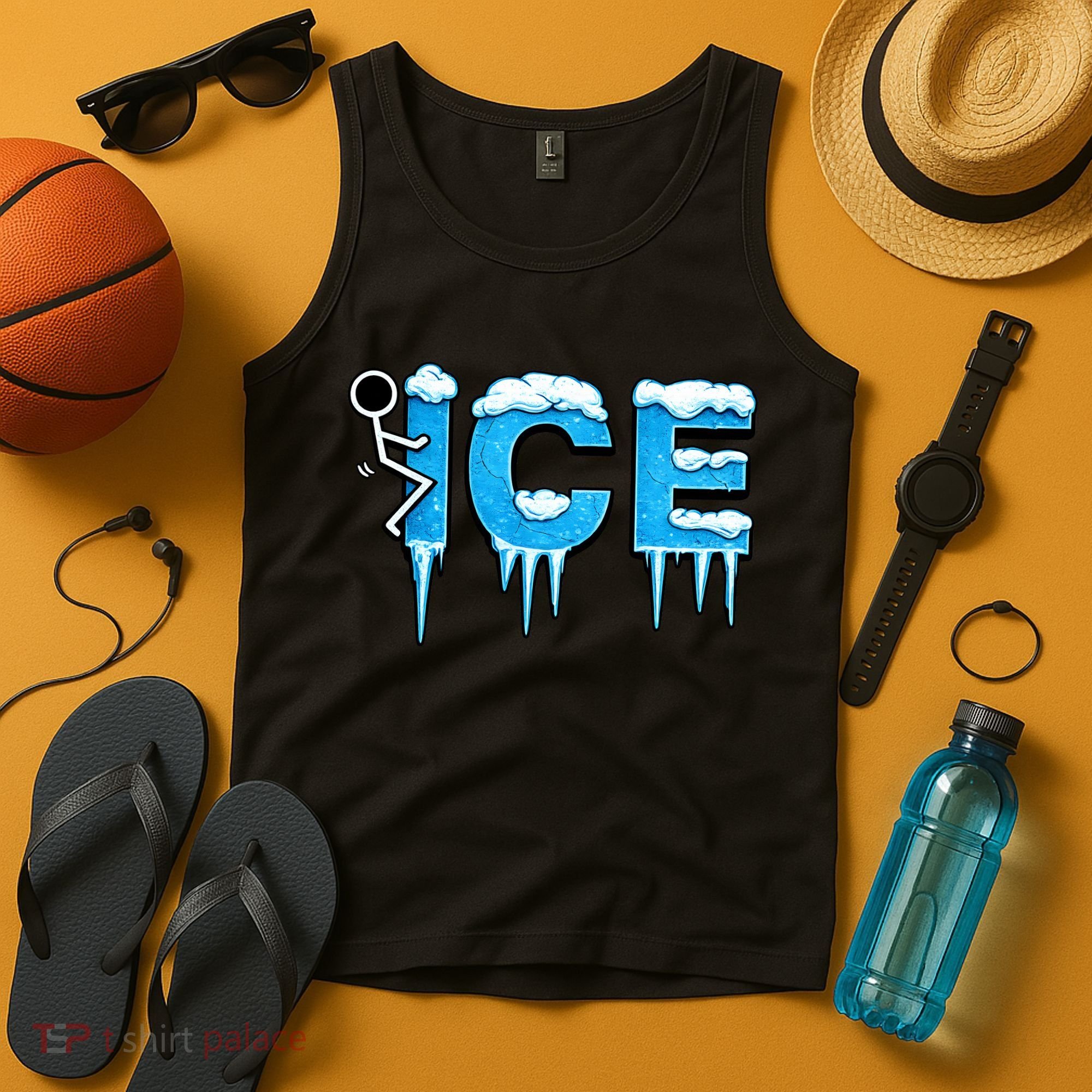 F ICE Stick Figure Tank Top
