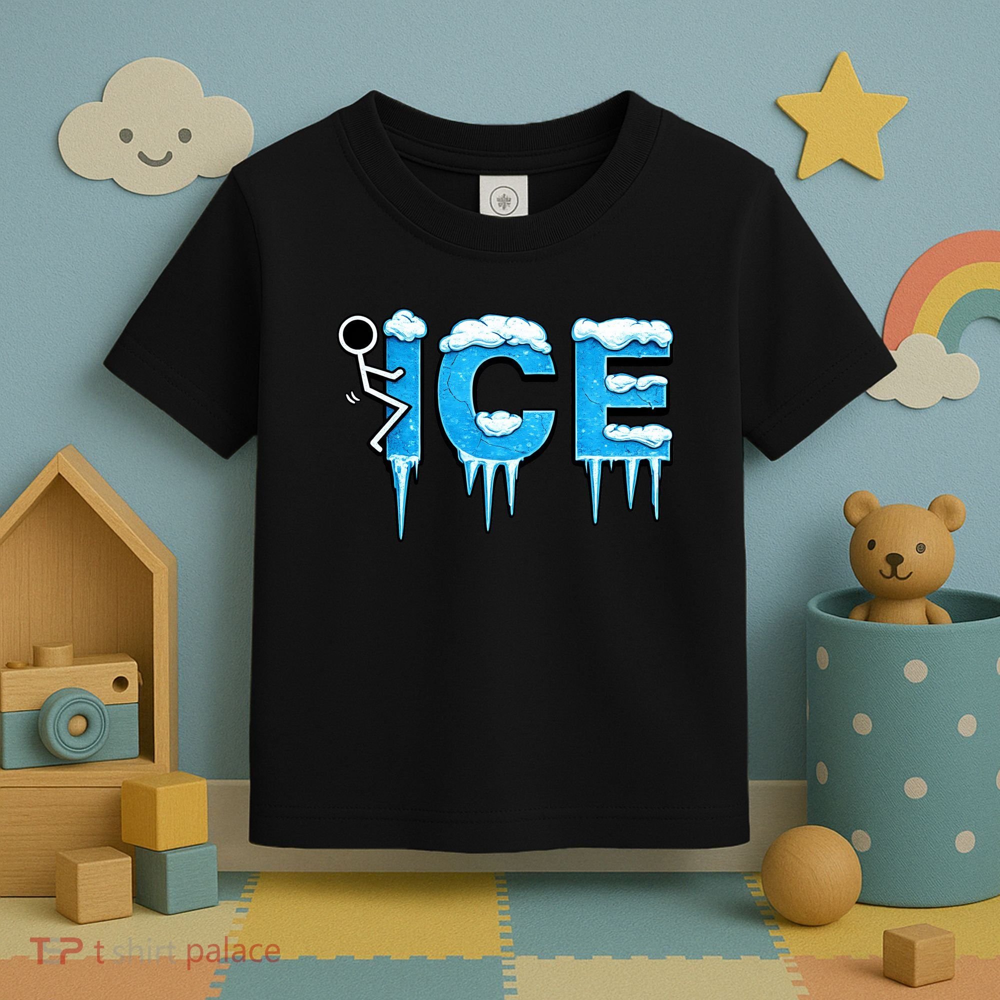F ICE Stick Figure Toddler T-Shirt