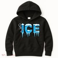 F ICE Stick Figure Kids Hoodie thumb 0
