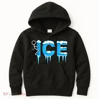 F ICE Stick Figure Kids Hoodie thumb 0