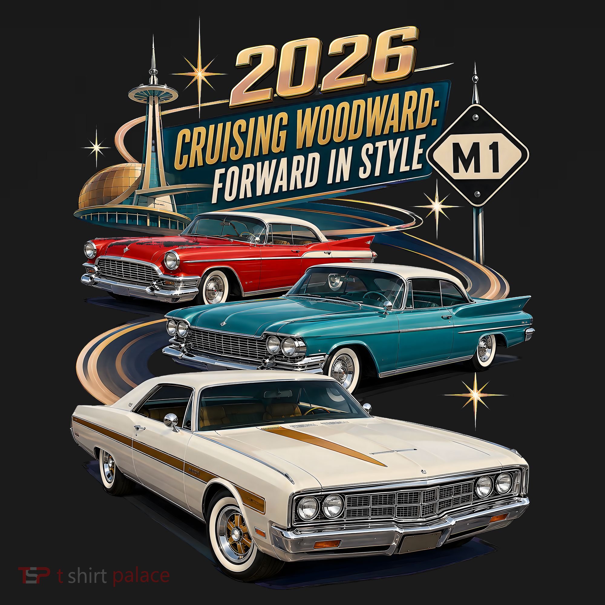 Forward In Style Cruising Woodward 2026 M1 Polo