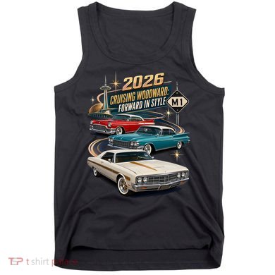 Forward In Style Cruising Woodward 2026 M1 Tank Top