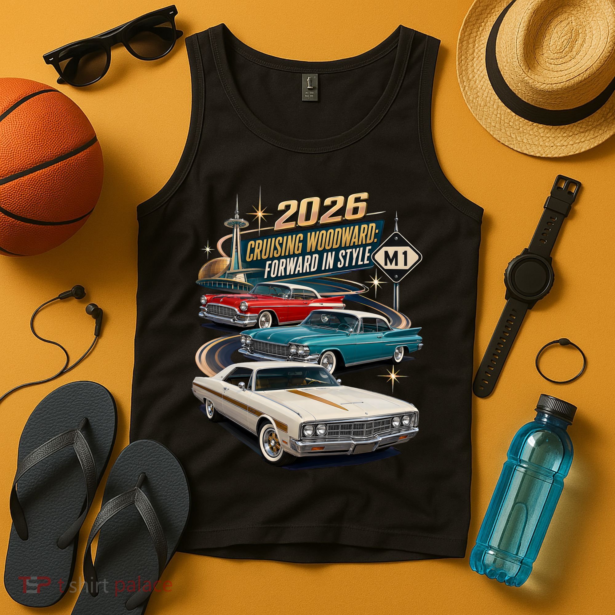 Forward In Style Cruising Woodward 2026 M1 Tank Top