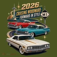 Forward In Style Cruising Woodward 2026 M1 T-Shirt thumb 7