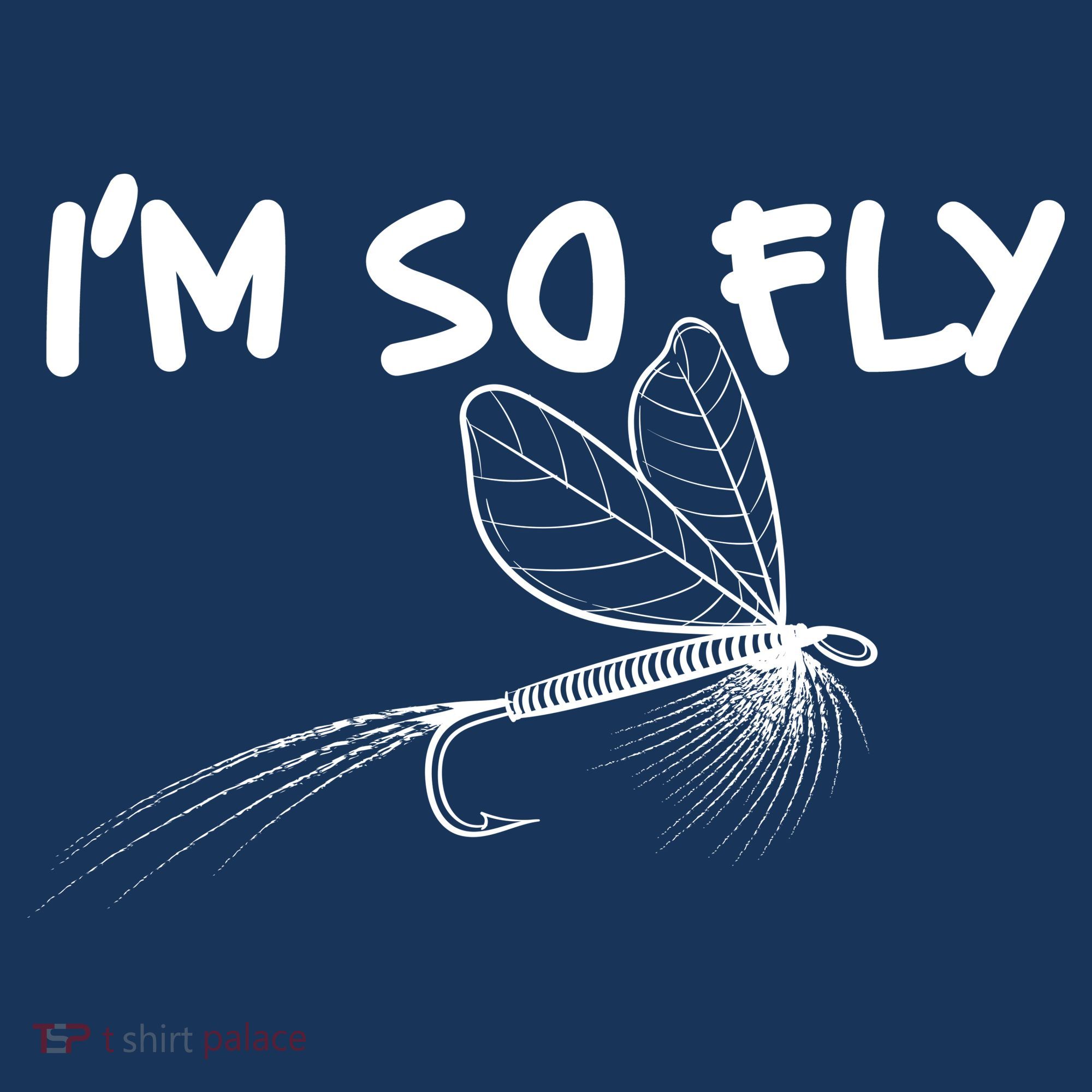 Funny I'm So Fly Fish Lure Fishing Fan Visor