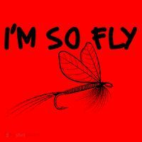 Funny I'm So Fly Fish Lure Fishing Fan Santa Hat thumb 1