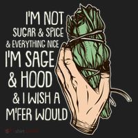 Funny I'm Sage And Hood And I Wish A M'Fer Would Beanie thumb 2