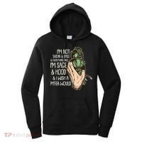 Funny I'm Sage And Hood And I Wish A M'Fer Would Women's Hoodie thumb 0