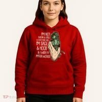Funny I'm Sage And Hood And I Wish A M'Fer Would Hoodie thumb 5