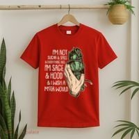 Funny I'm Sage And Hood And I Wish A M'Fer Would T-Shirt thumb 2