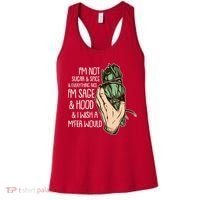 Funny I'm Sage And Hood And I Wish A M'Fer Would Women's Tank Top thumb 0